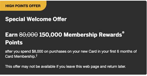 amex platinum welcome offer|A 150,000.